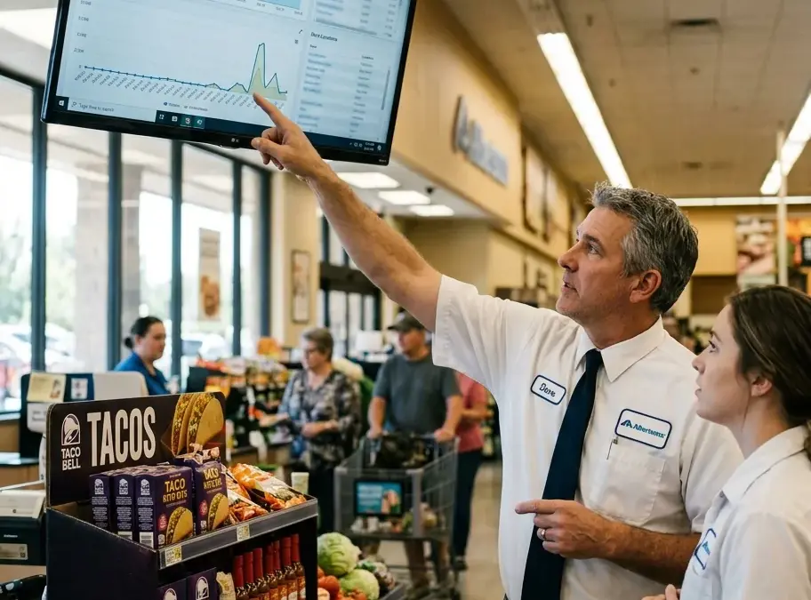 Albertsons ha misurato le vendite di un taco in tv