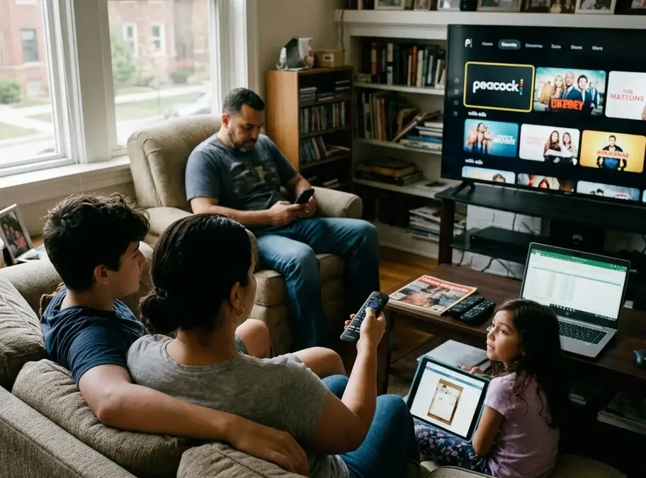 Peacock ha più abbonati con pubblicità di Netflix