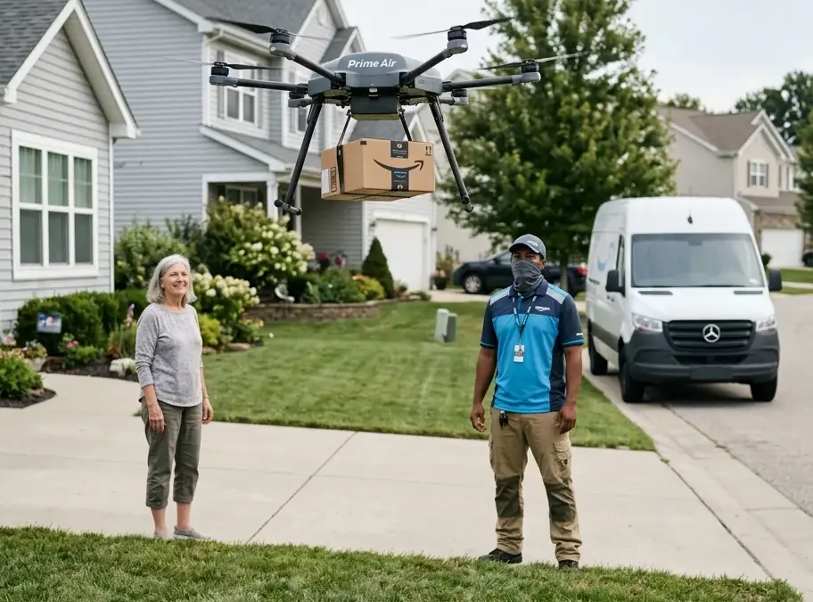 Amazon chiude il cerchio tra spot e consegna col drone